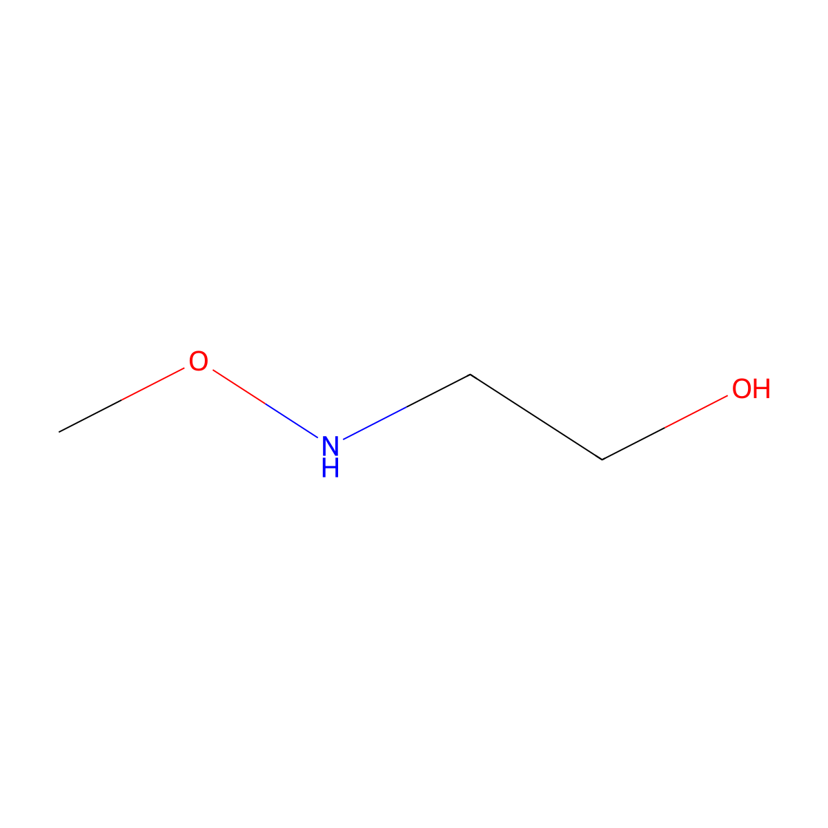 2-(Methoxyamino)ethan-1-ol molecular structure, CAS 51560-48-6