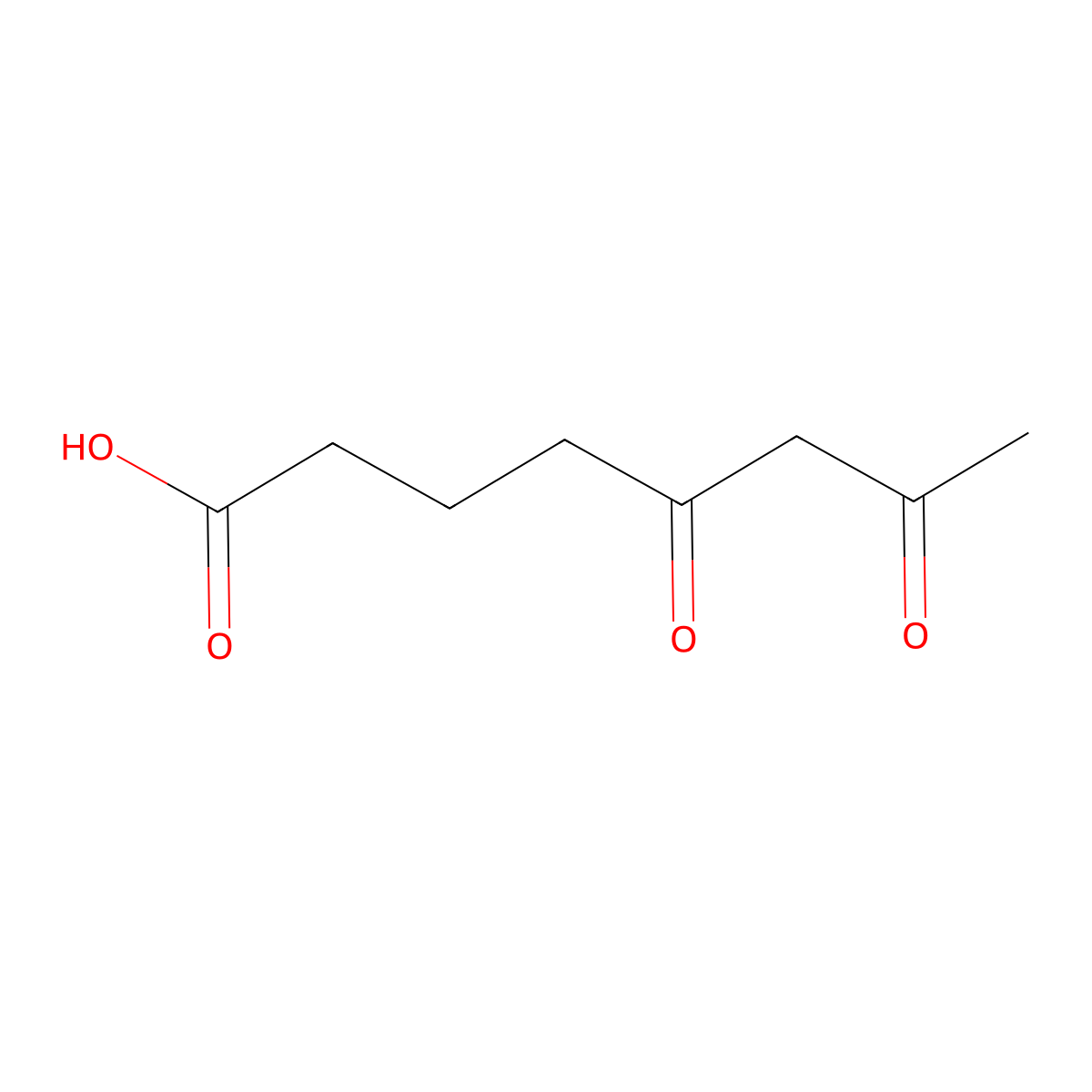 5,7-Dioxooctanoic acid molecular structure, CAS 51568-19-5