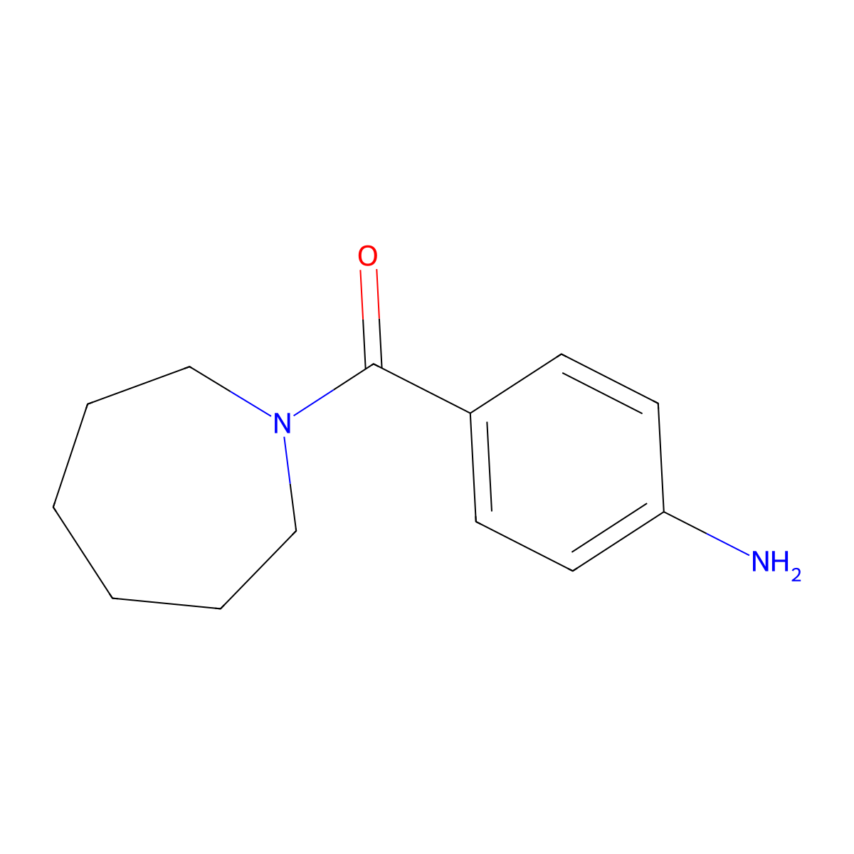 4-(Azepane-1-carbonyl)aniline molecular structure, CAS 5157-66-4