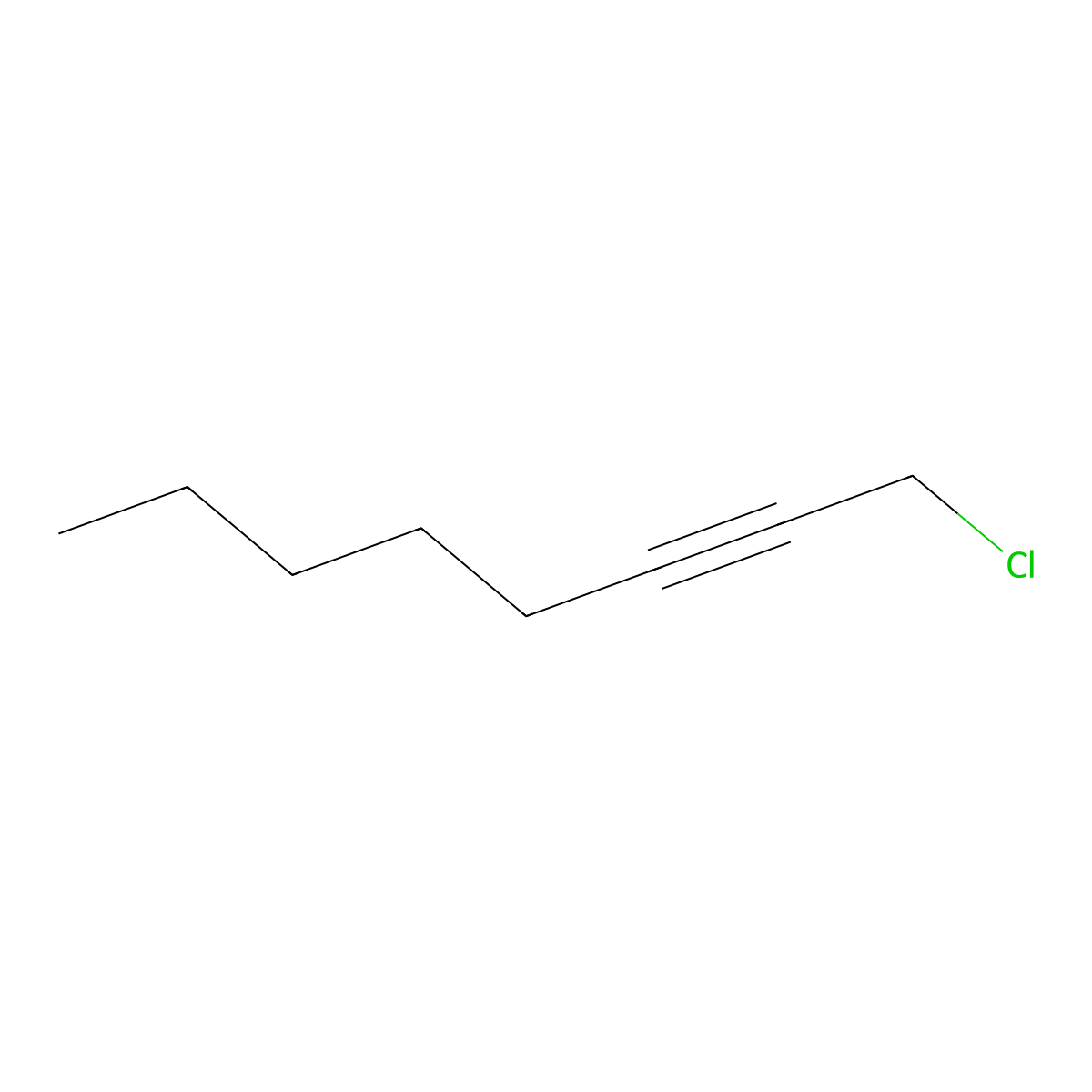 1-Chloro-2-octyne molecular structure, CAS 51575-83-8