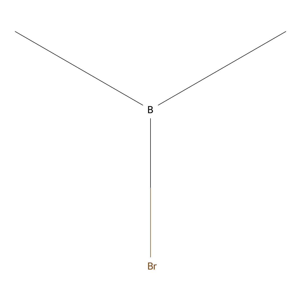 Dimethylboronbromide molecular structure, CAS 5158-50-9