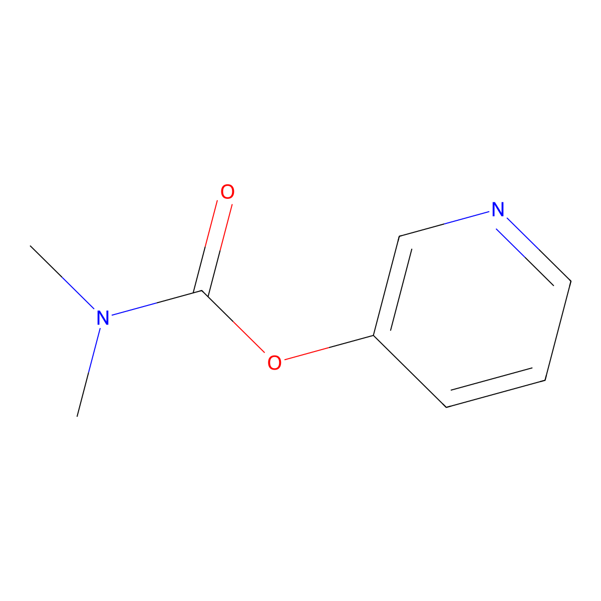 Norpyridostigmine molecular structure, CAS 51581-32-9