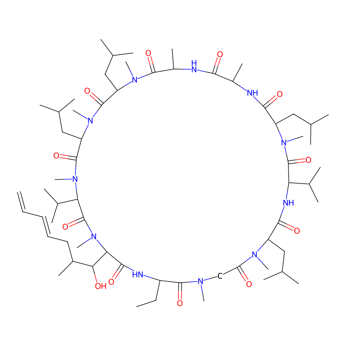 Voclosporin molecular structure, CAS 515814-01-4