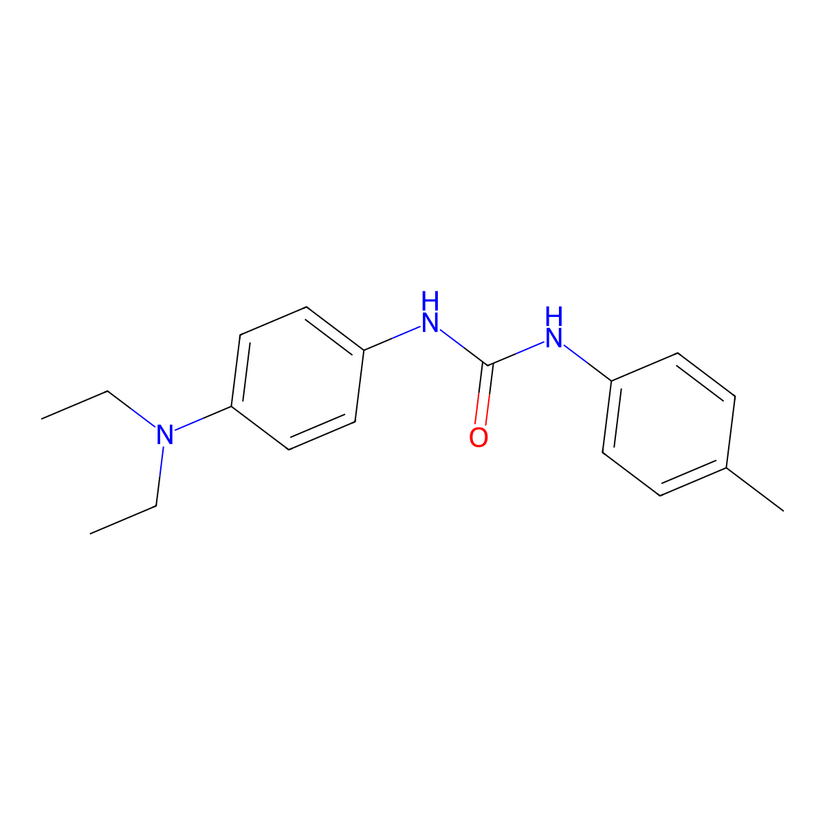 1-[4-(Diethylamino)phenyl]-3-(4-methylphenyl)urea molecular structure, CAS 515829-96-6