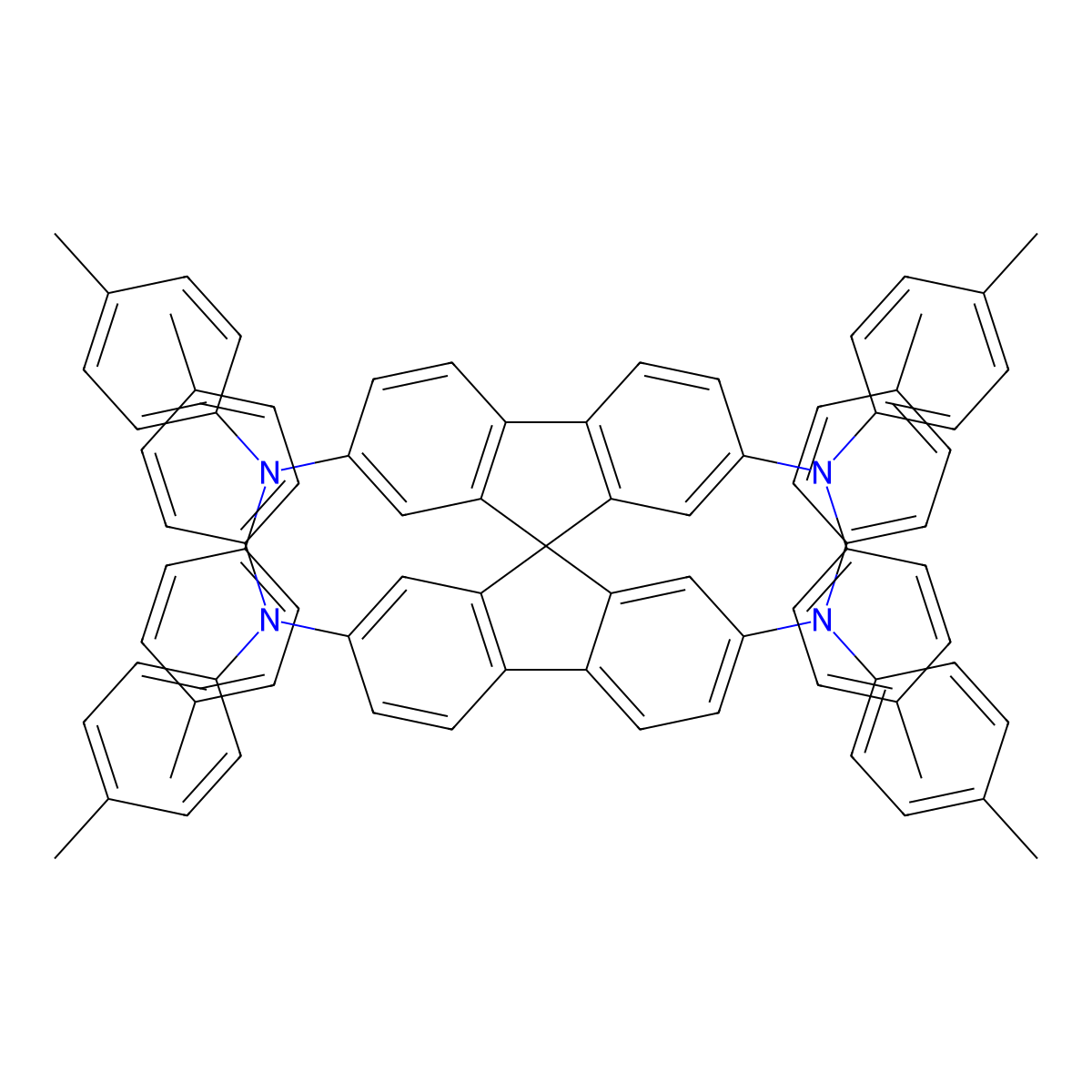 Spiro-ttb molecular structure, CAS 515834-67-0