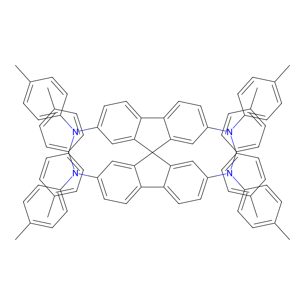 Spiro-ttb molecular structure, CAS 515834-67-0