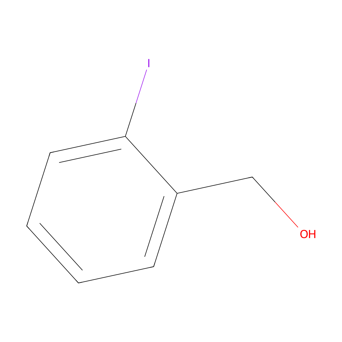 2-Iodobenzylic alcohol molecular structure, CAS 5159-41-1