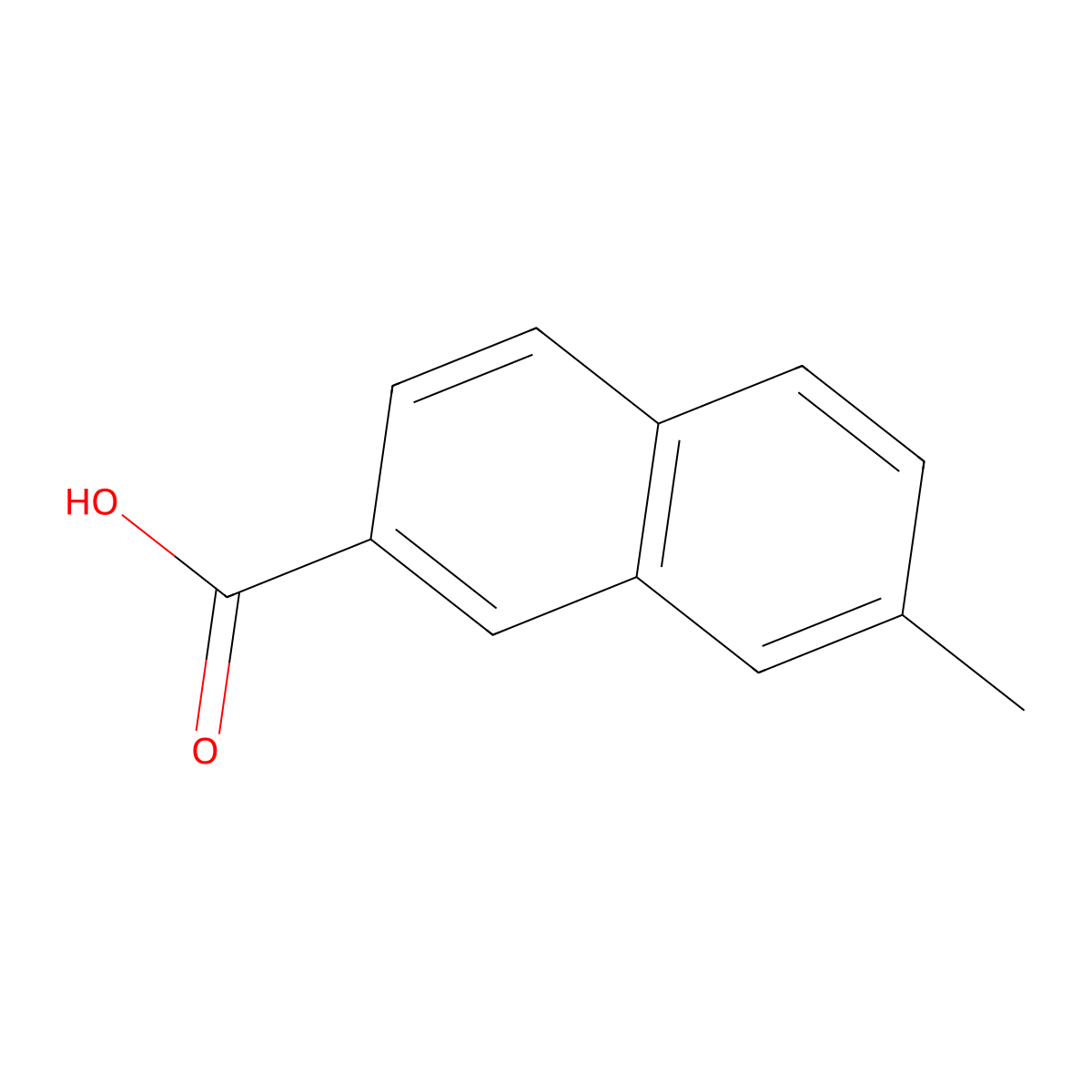 7-Methyl-2-naphthalenecarboxylic acid molecular structure, CAS 5159-64-8