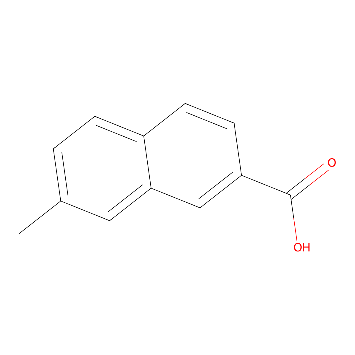 7-Methyl-2-naphthalenecarboxylic acid molecular structure, CAS 5159-64-8