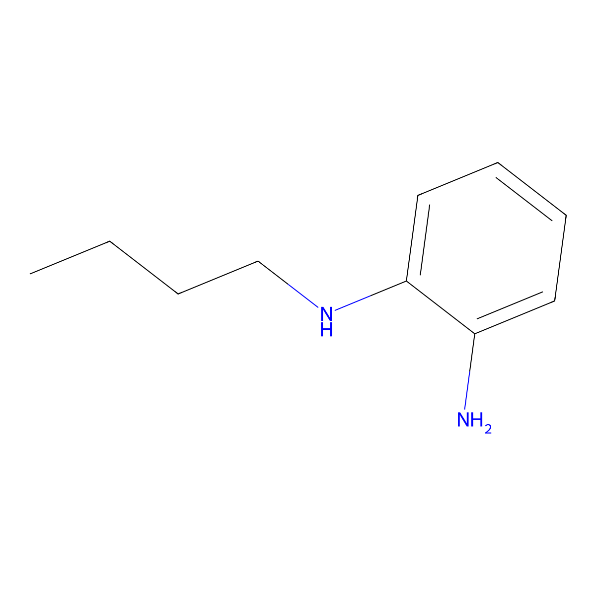 N1-Butylbenzene-1,2-diamine molecular structure, CAS 51592-02-0