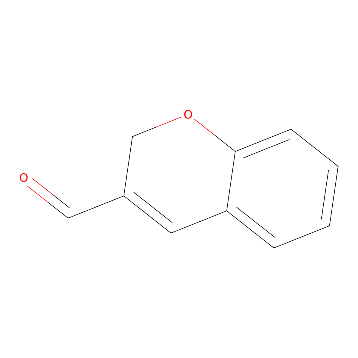 2H-1-Benzopyran-3-carboxaldehyde molecular structure, CAS 51593-69-2