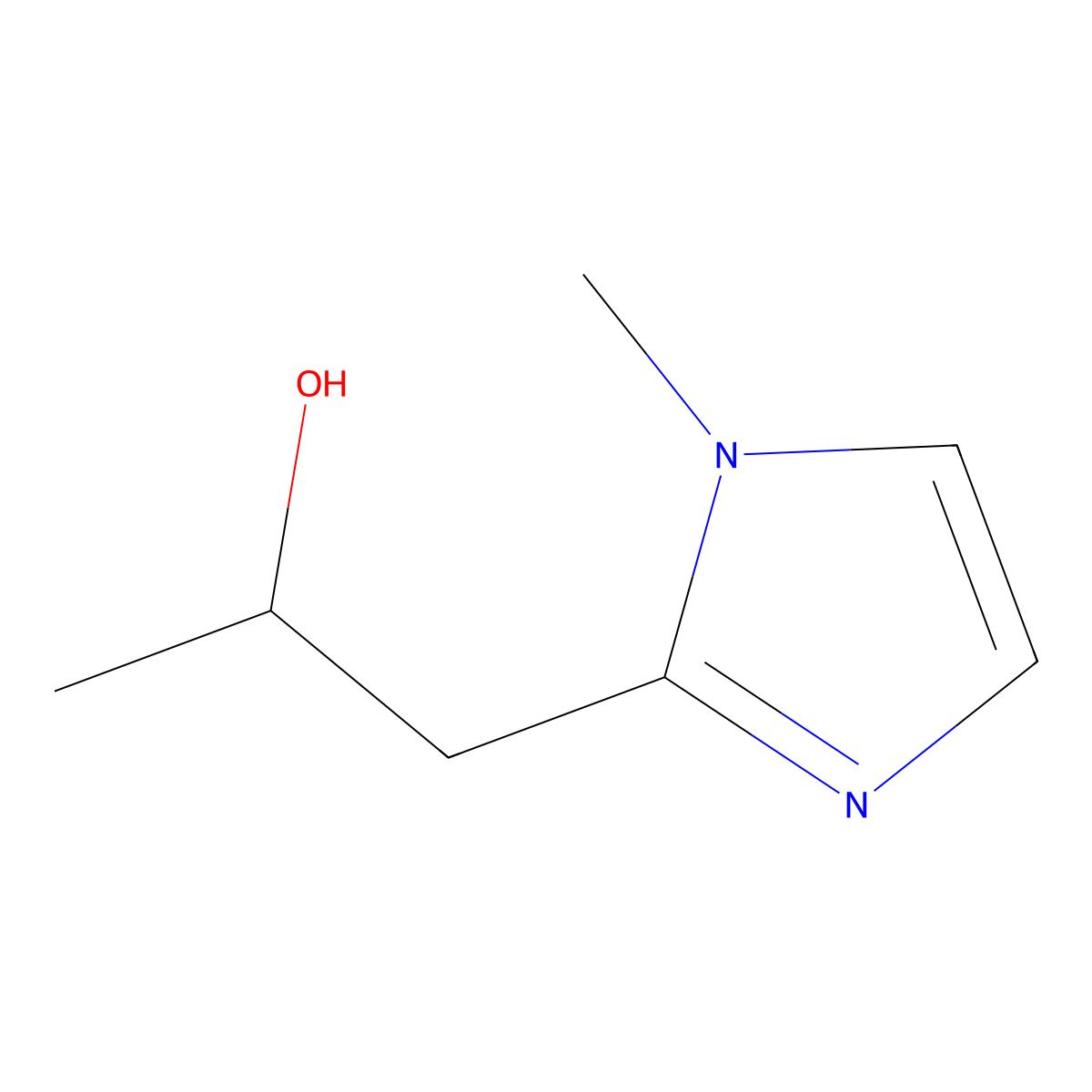 1-(1-Methyl-1h-imidazol-2-yl)propan-2-ol molecular structure, CAS 51593-80-7