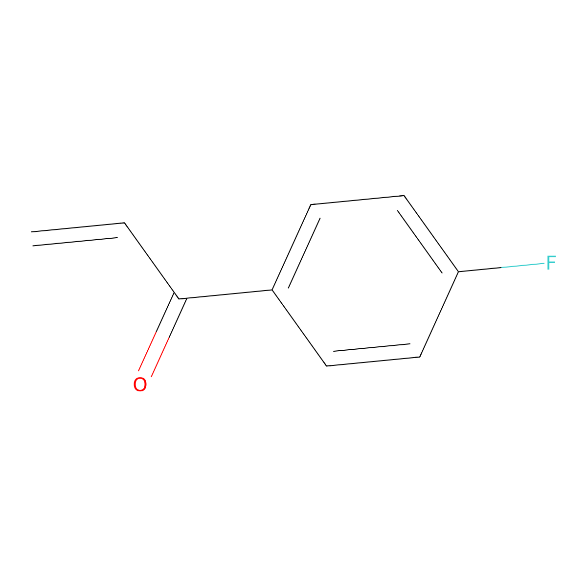 1-(4-Fluorophenyl)prop-2-en-1-one molecular structure, CAS 51594-59-3