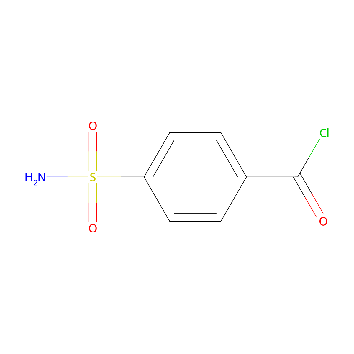 4-(Aminosulfonyl)-benzoyl chloride molecular structure, CAS 51594-97-9