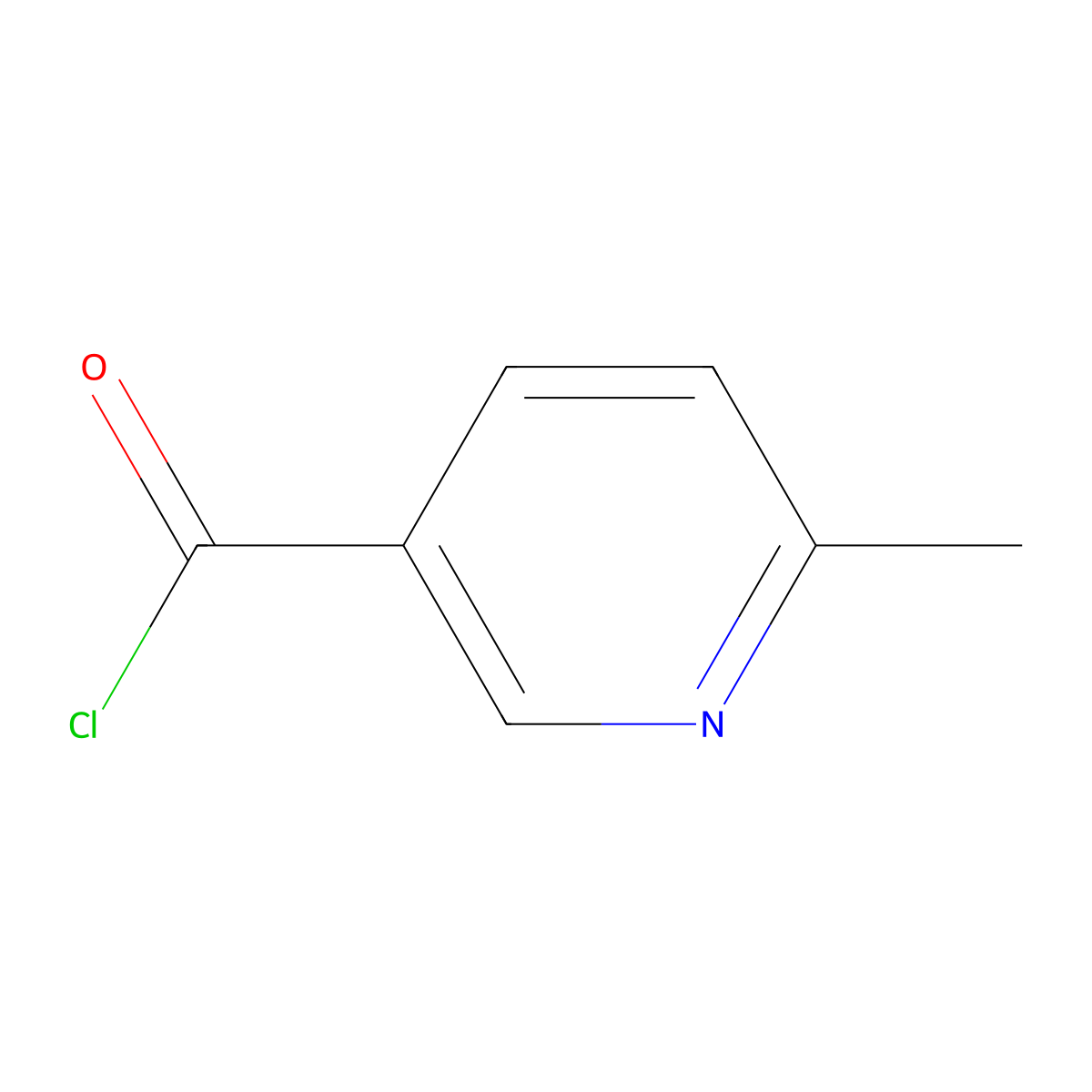6-Methylnicotinoyl chloride molecular structure, CAS 51598-76-6