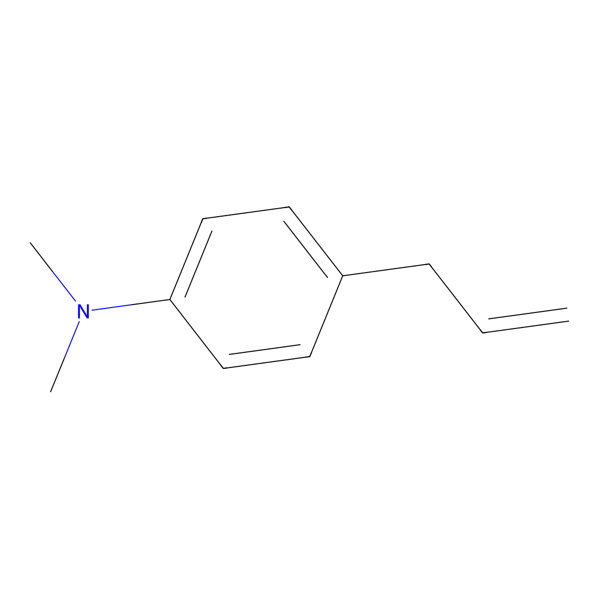 N,N-Dimethyl-4-(prop-2-en-1-yl)aniline molecular structure, CAS 51601-26-4