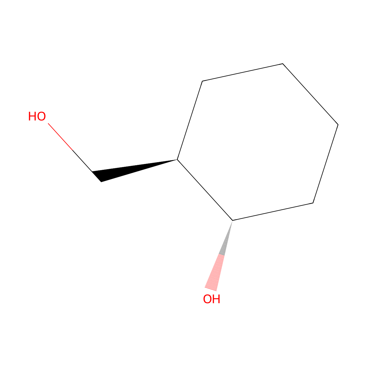 (1S,2R)-2-(hydroxymethyl)cyclohexanol molecular structure, CAS 51606-49-6