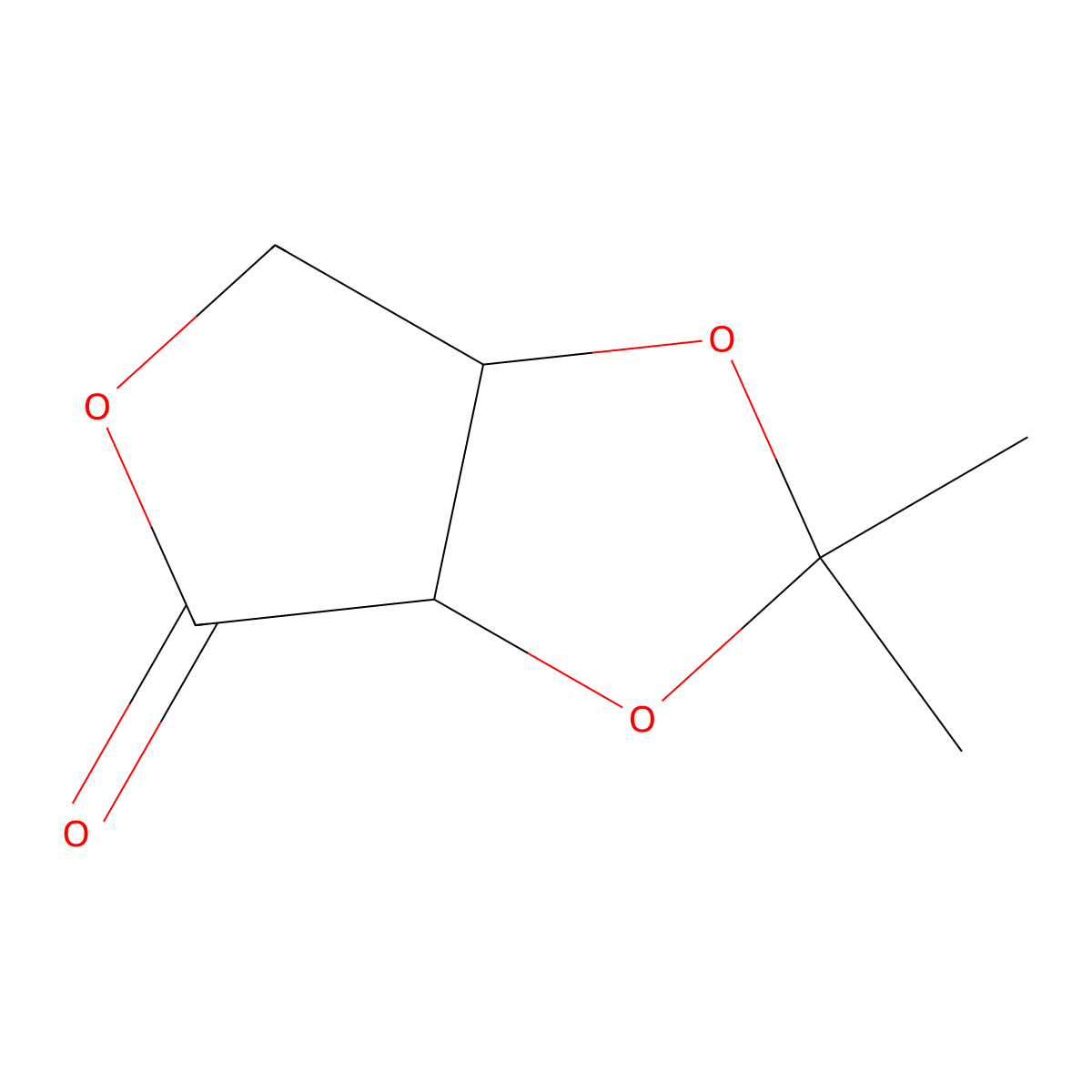 2,3-O-Isopropylidene-D-erythronolactone molecular structure, CAS 51607-16-0