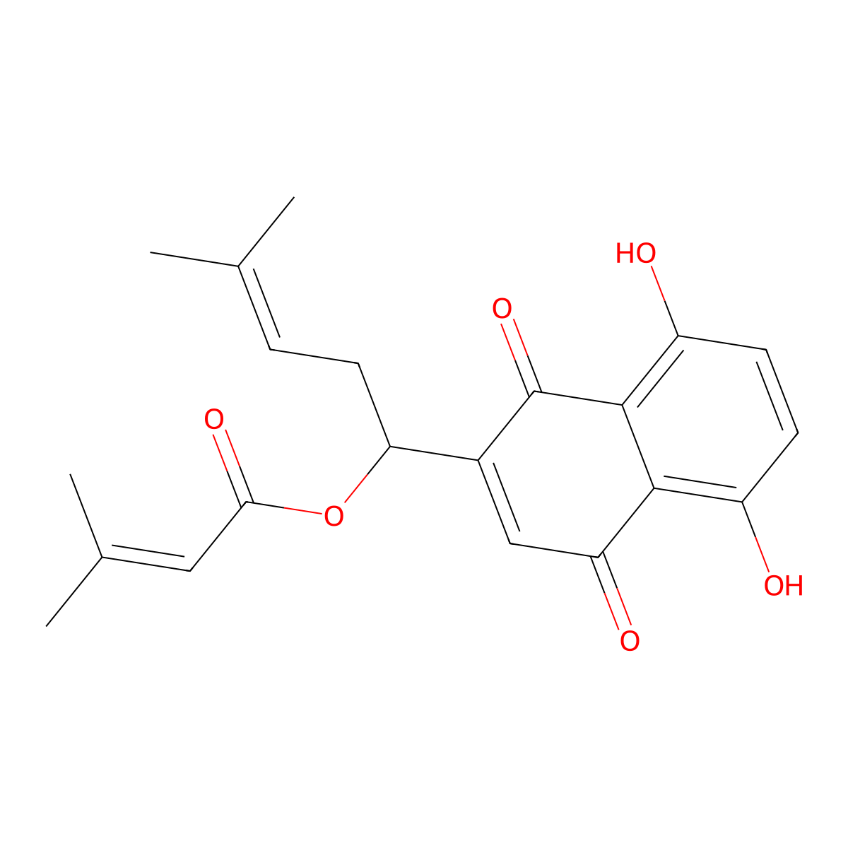 Arnebin I molecular structure, CAS 5162-01-6