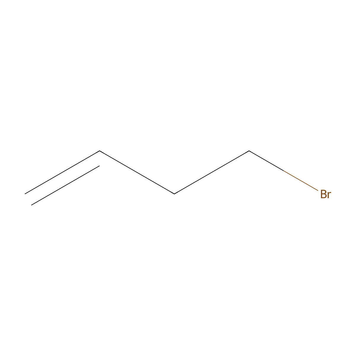 Homoallyl bromide molecular structure, CAS 5162-44-7