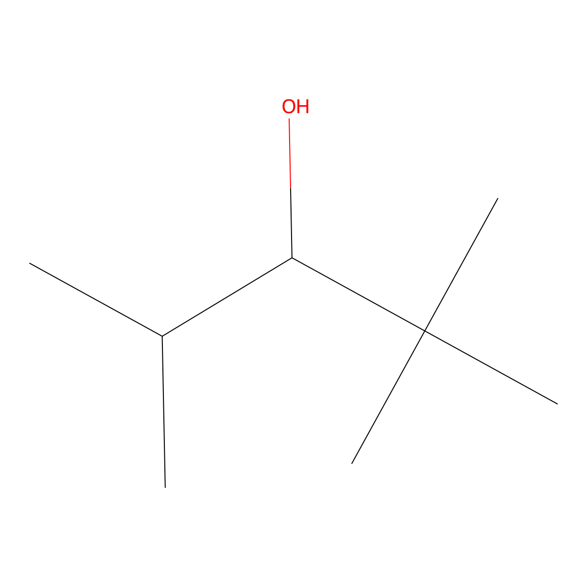 2,2,4-Trimethyl-3-pentanol molecular structure, CAS 5162-48-1