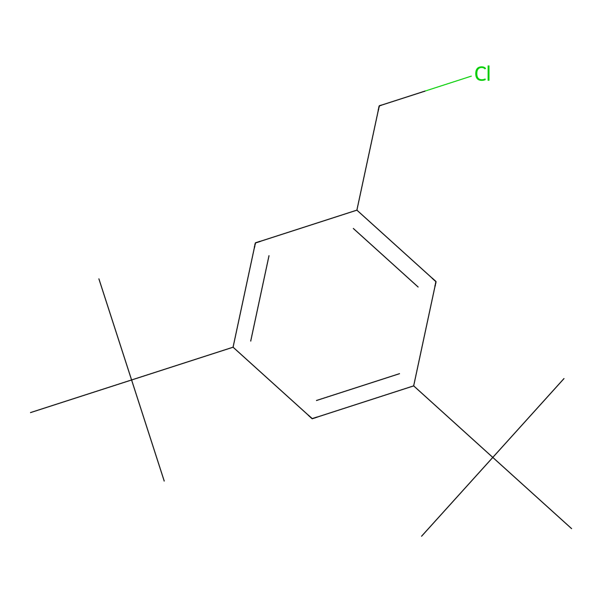 1-Chloromethyl-3,5-bis(1,1-dimethylethyl)benzene molecular structure, CAS 51625-14-0