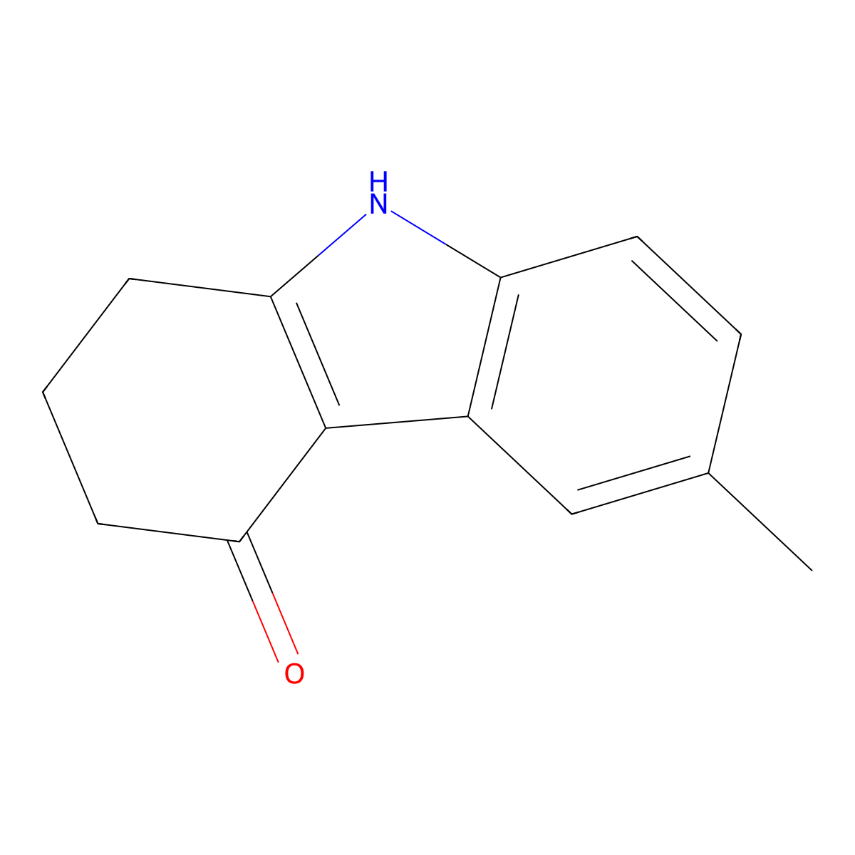 6-Methyl-1,2,3,9-tetrahydro-4H-carbazol-4-one molecular structure, CAS 51626-88-1