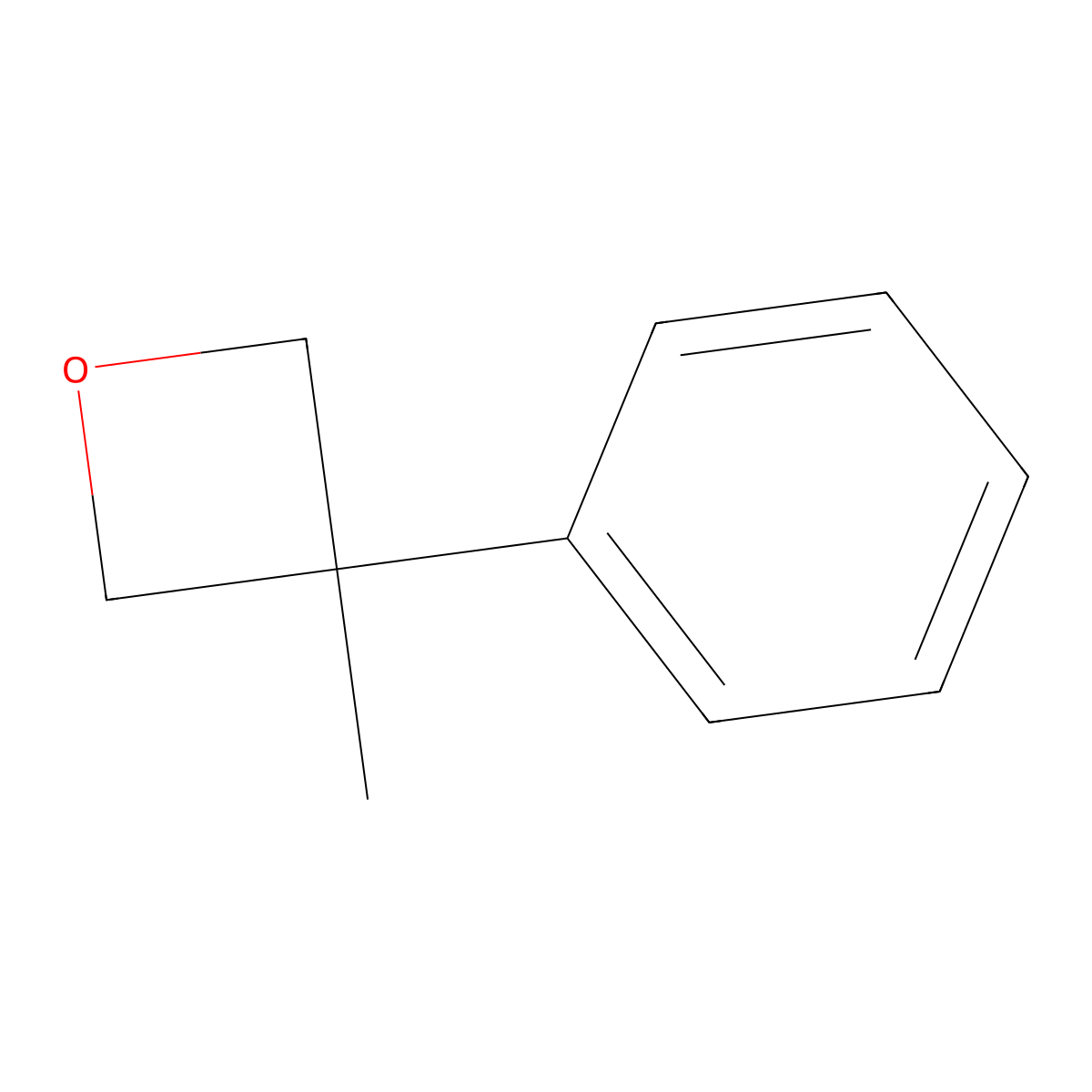 3-Methyl-3-phenyloxetane molecular structure, CAS 51626-91-6
