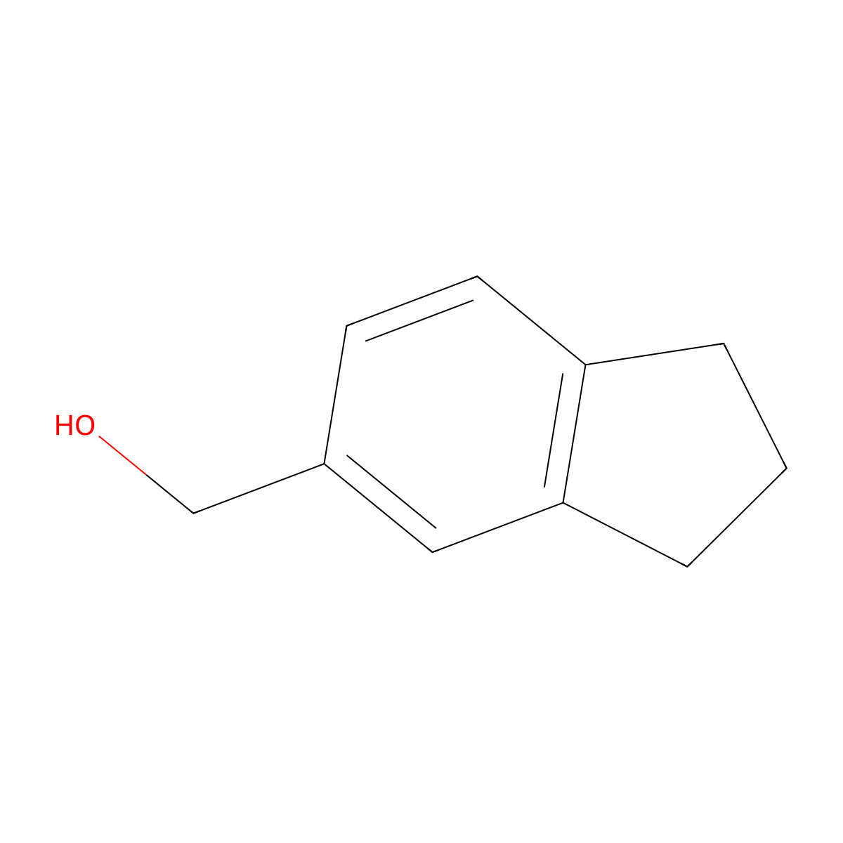 (2,3-dihydro-1H-inden-5-yl)methanol molecular structure, CAS 51632-06-5