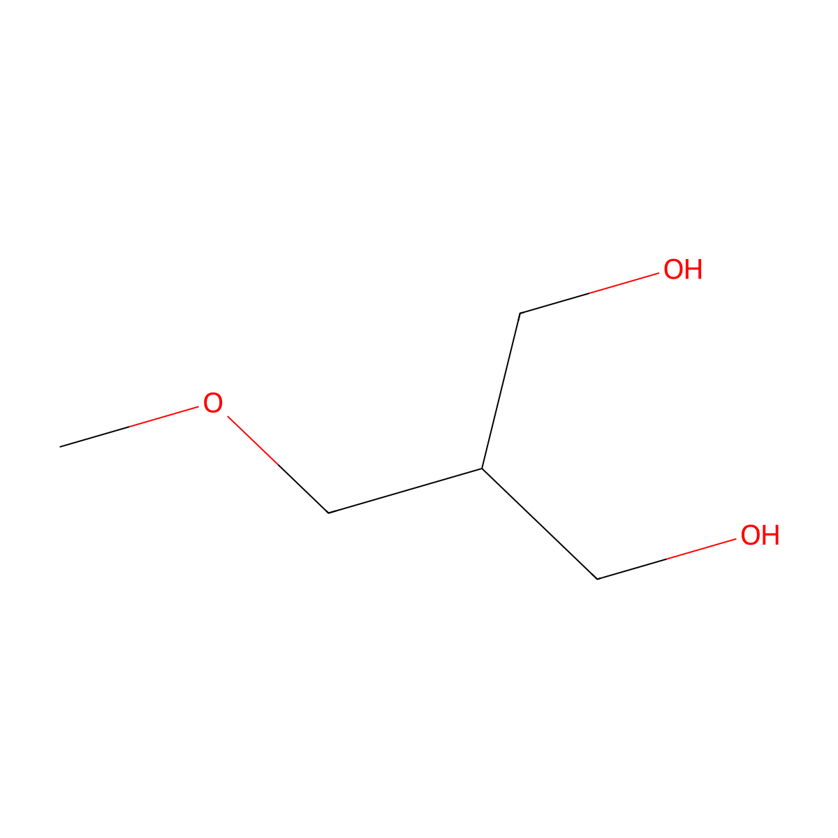 2-(Methoxymethyl)propane-1,3-diol molecular structure, CAS 5164-20-5