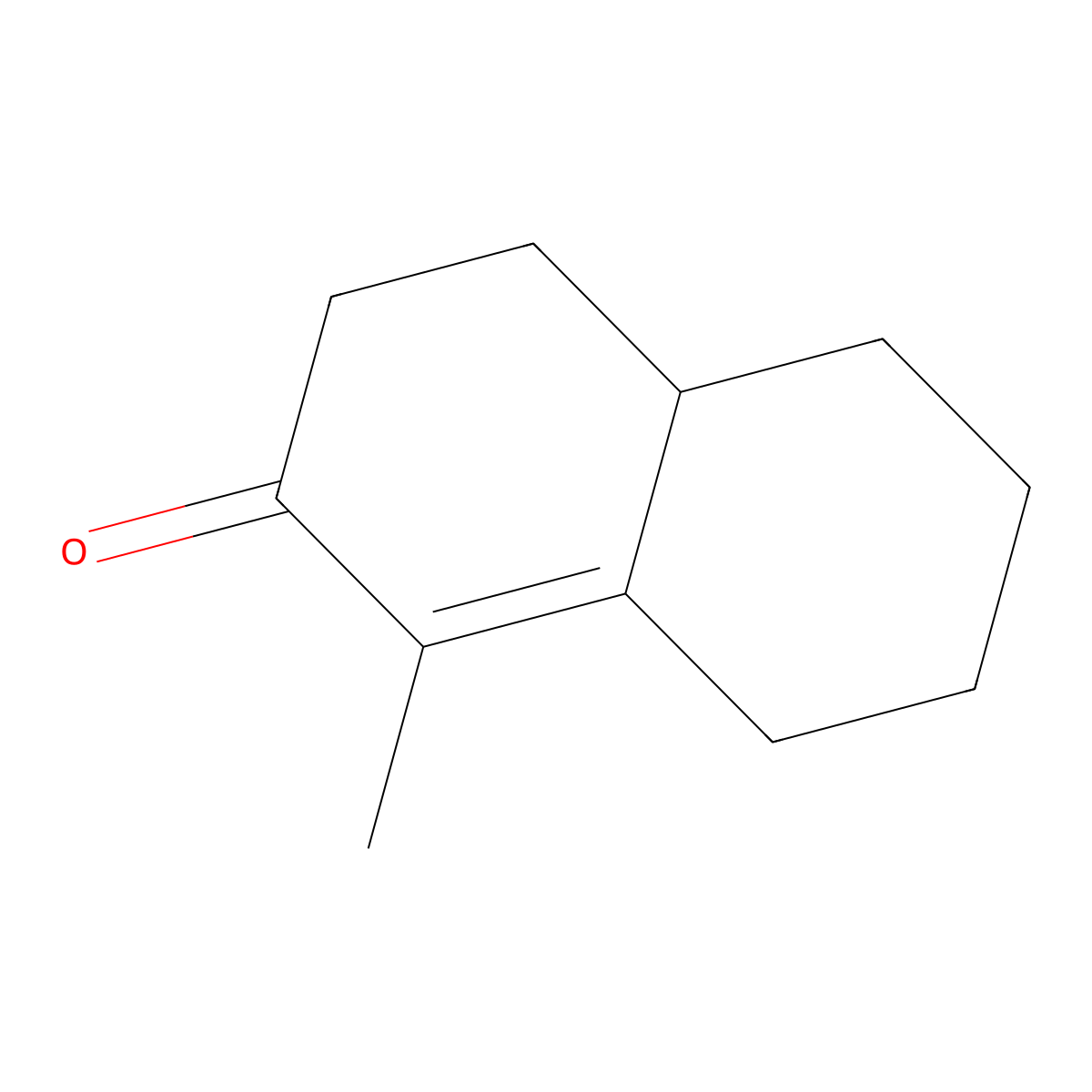 1-Methyl-4,4a,5,6,7,8-hexahydronaphthalen-2(3H)-one molecular structure, CAS 5164-37-4