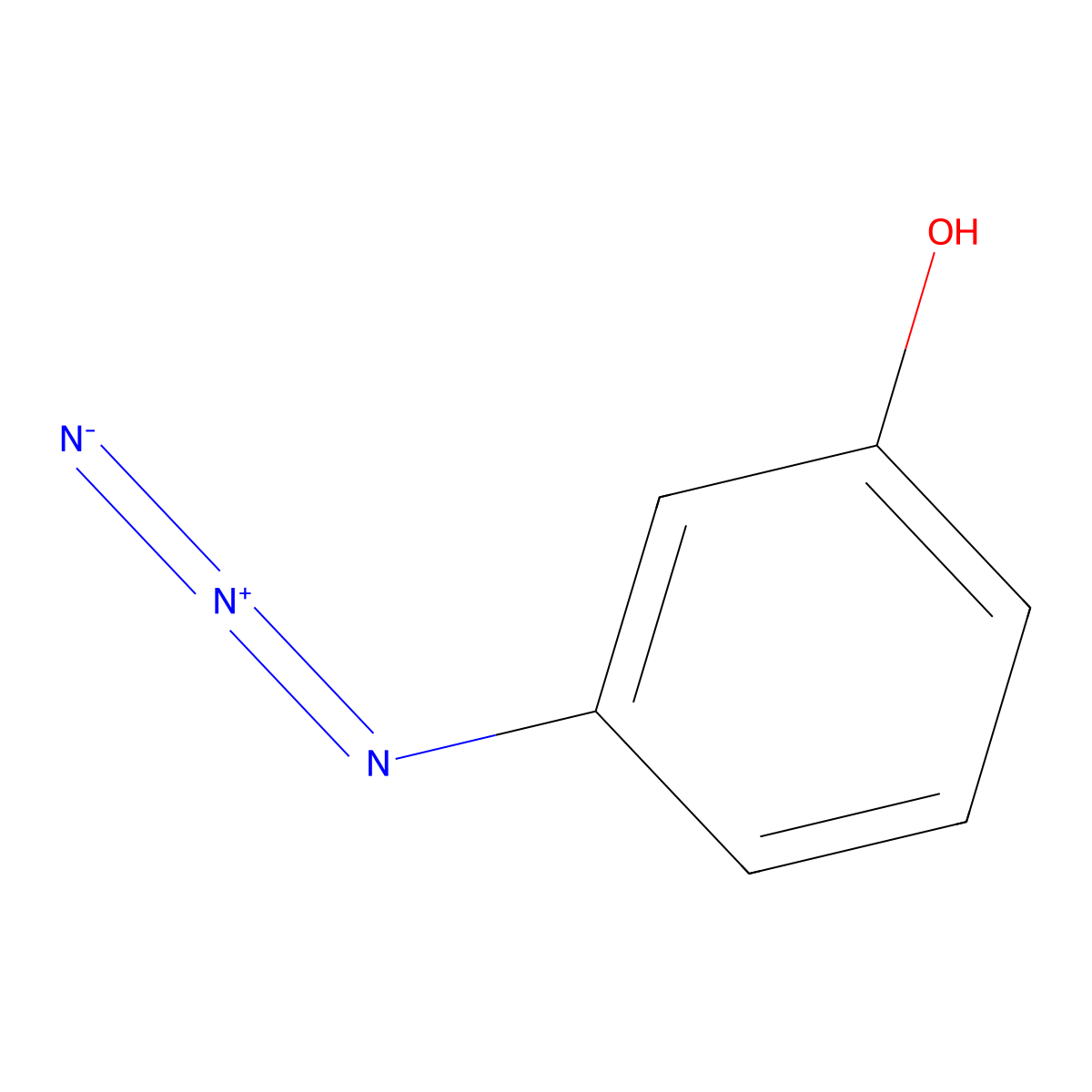 3-Azidophenol molecular structure, CAS 51642-25-2