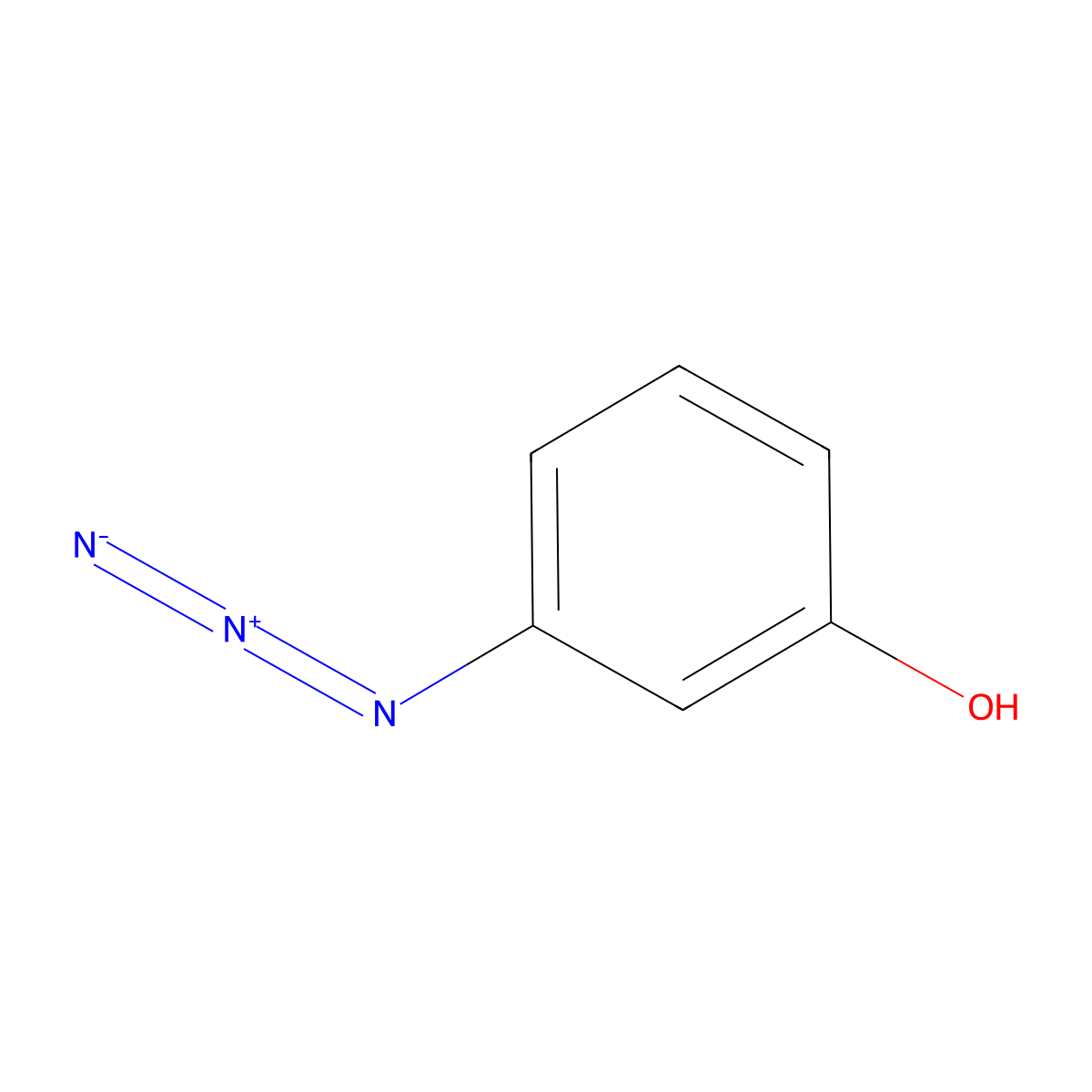 3-Azidophenol molecular structure, CAS 51642-25-2