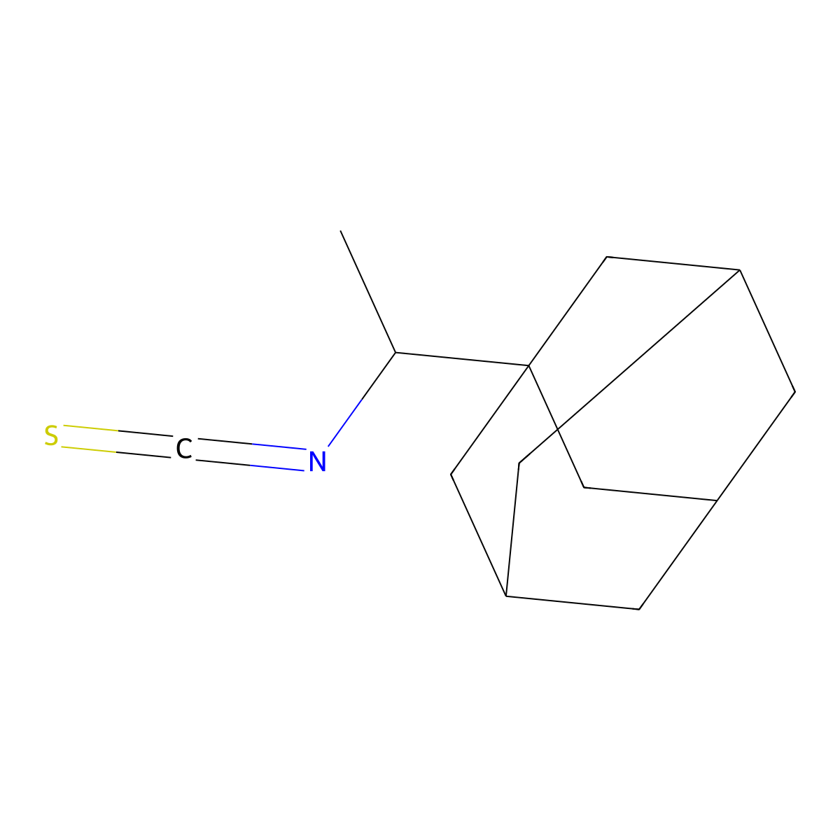1-(1-Isothiocyanatoethyl)adamantane molecular structure, CAS 516455-87-1