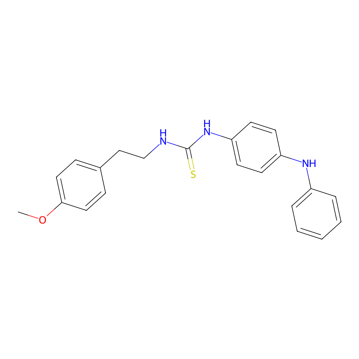 1-(4-Anilinophenyl)-3-[2-(4-methoxyphenyl)ethyl]thiourea molecular structure, CAS 516457-15-1