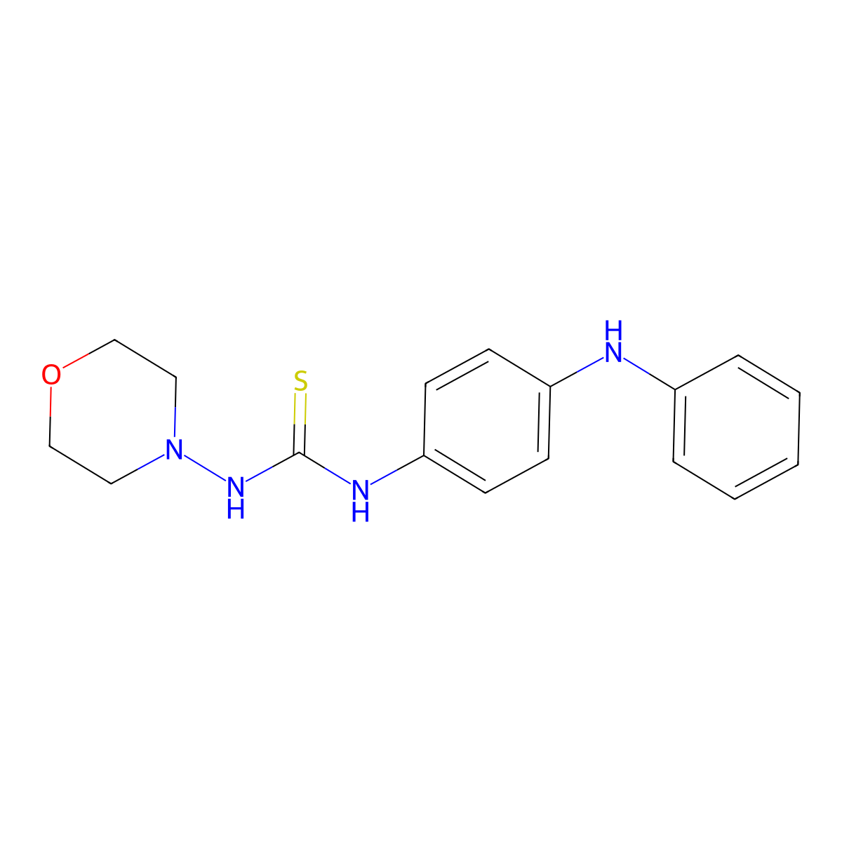 1-(4-Anilinophenyl)-3-morpholin-4-ylthiourea molecular structure, CAS 516458-10-9