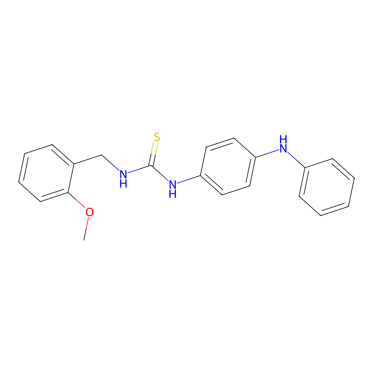 1-(2-Methoxybenzyl)-3-[4-(phenylamino)phenyl]thiourea molecular structure, CAS 516458-71-2