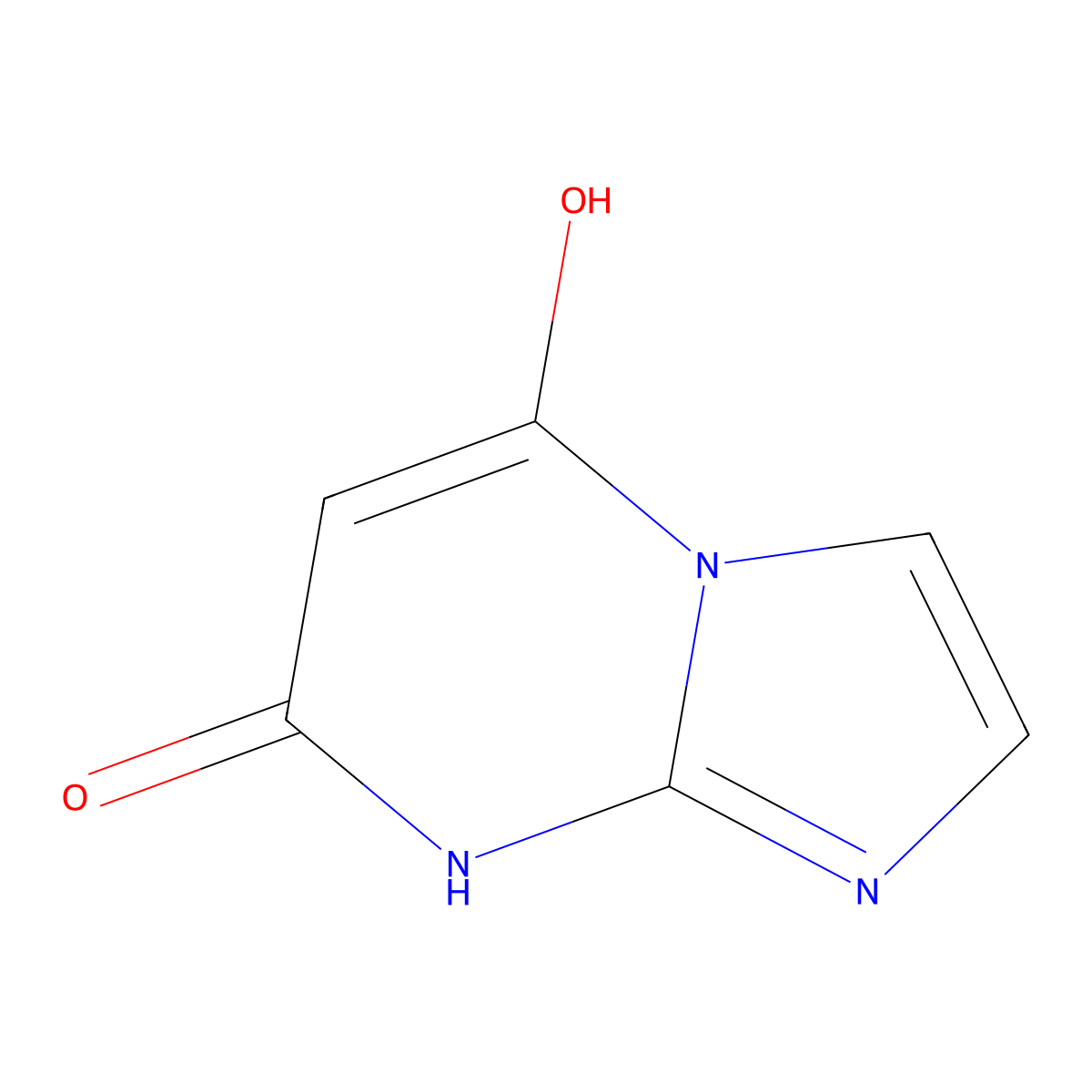 Imidazo[1,2-a]pyrimidine-5,7-diol molecular structure, CAS 51647-90-6