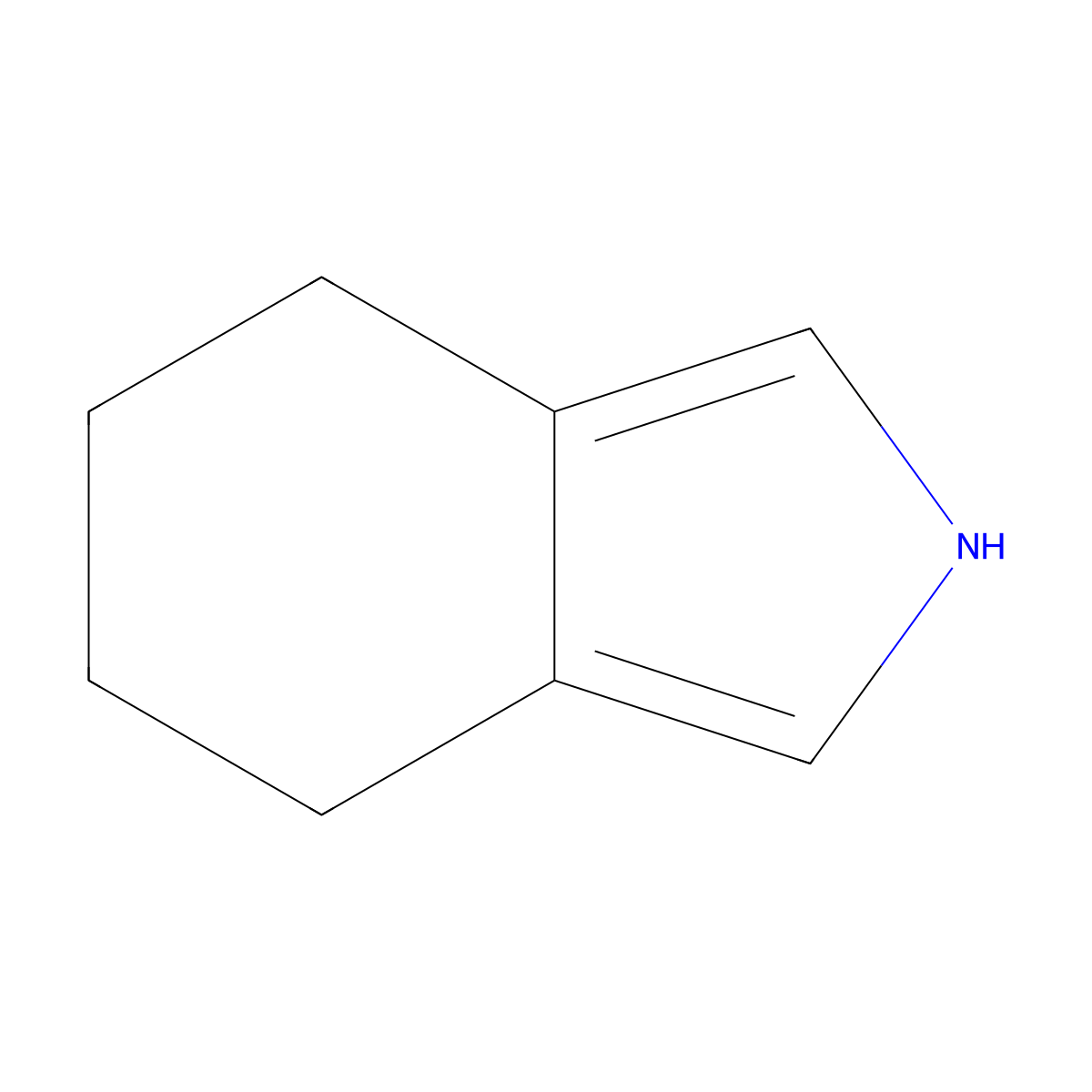 4,5,6,7-Tetrahydroisoindole molecular structure, CAS 51649-35-5
