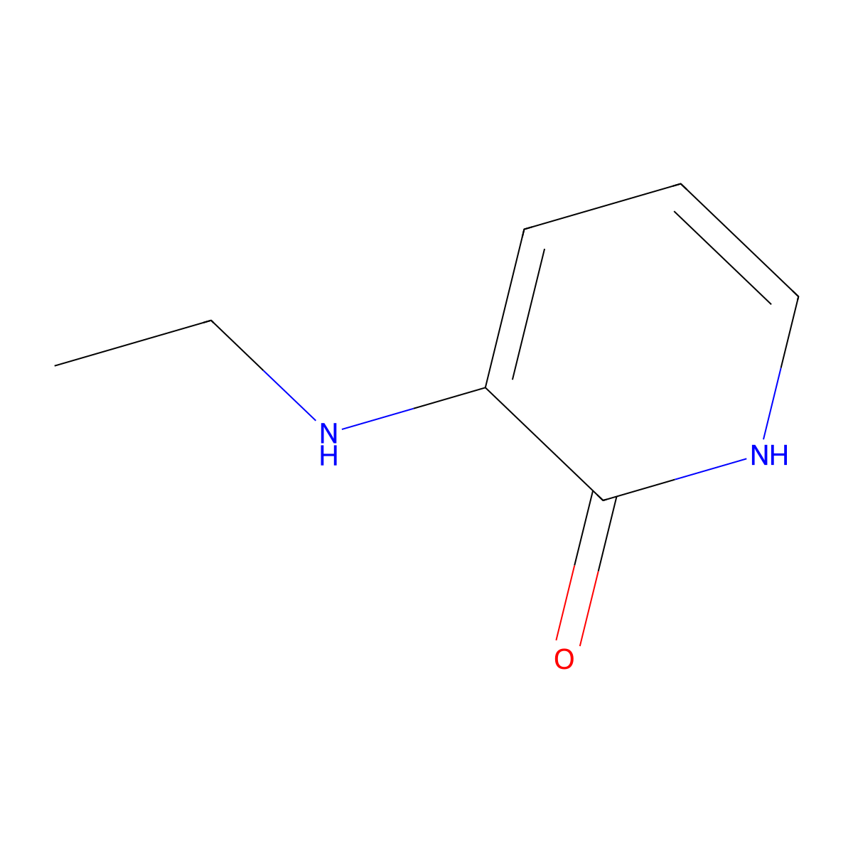 3-(Ethylamino)pyridin-2-ol molecular structure, CAS 516500-16-6
