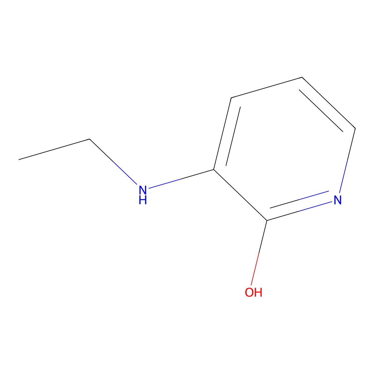 3-(Ethylamino)pyridin-2-ol molecular structure, CAS 516500-16-6