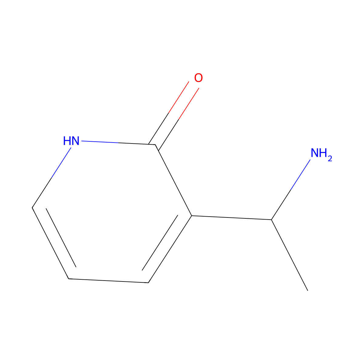 3-(1-Aminoethyl)pyridin-2-ol molecular structure, CAS 516500-20-2