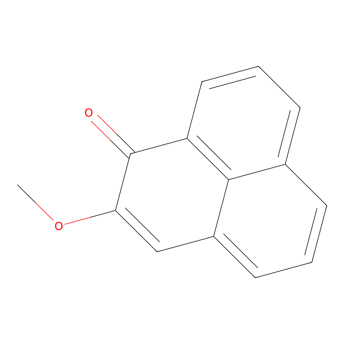 2-Methoxyphenalen-1-one molecular structure, CAS 51652-39-2