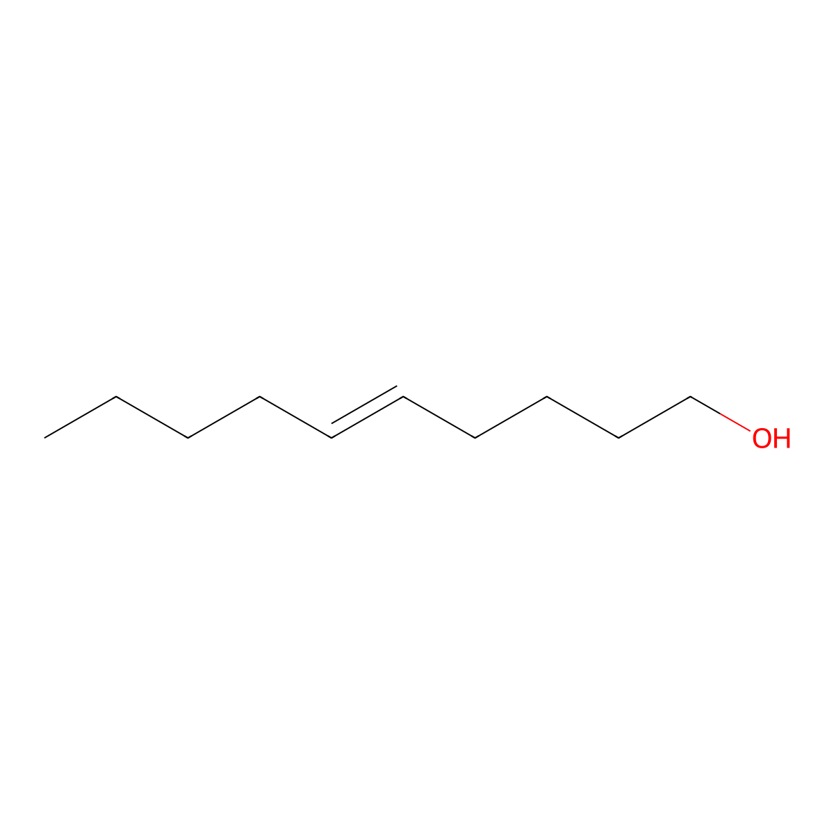 5-Decen-1-ol, (5Z)- molecular structure, CAS 51652-47-2