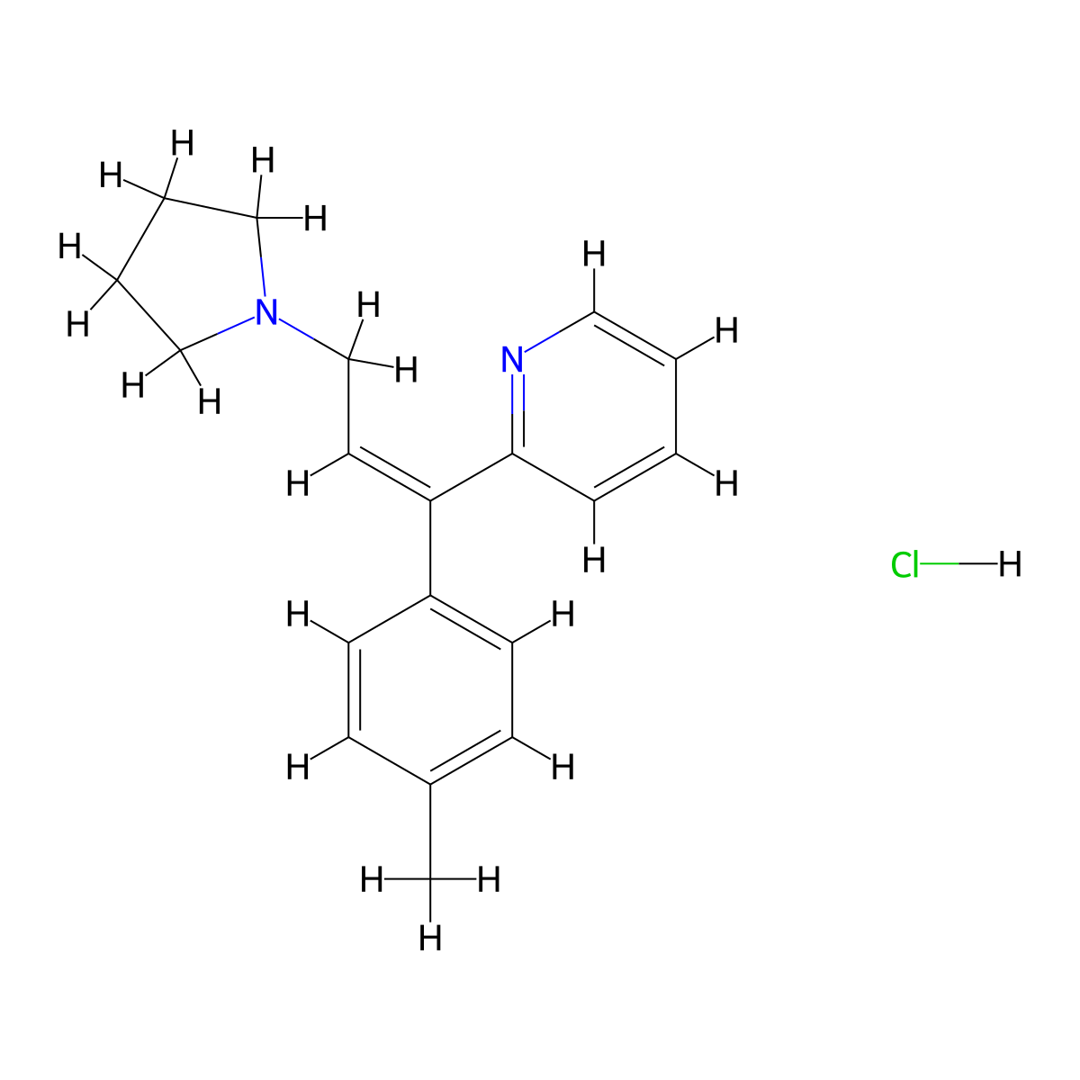 Triprolidine Hydrochloride Z-Isomer molecular structure, CAS 51657-91-1
