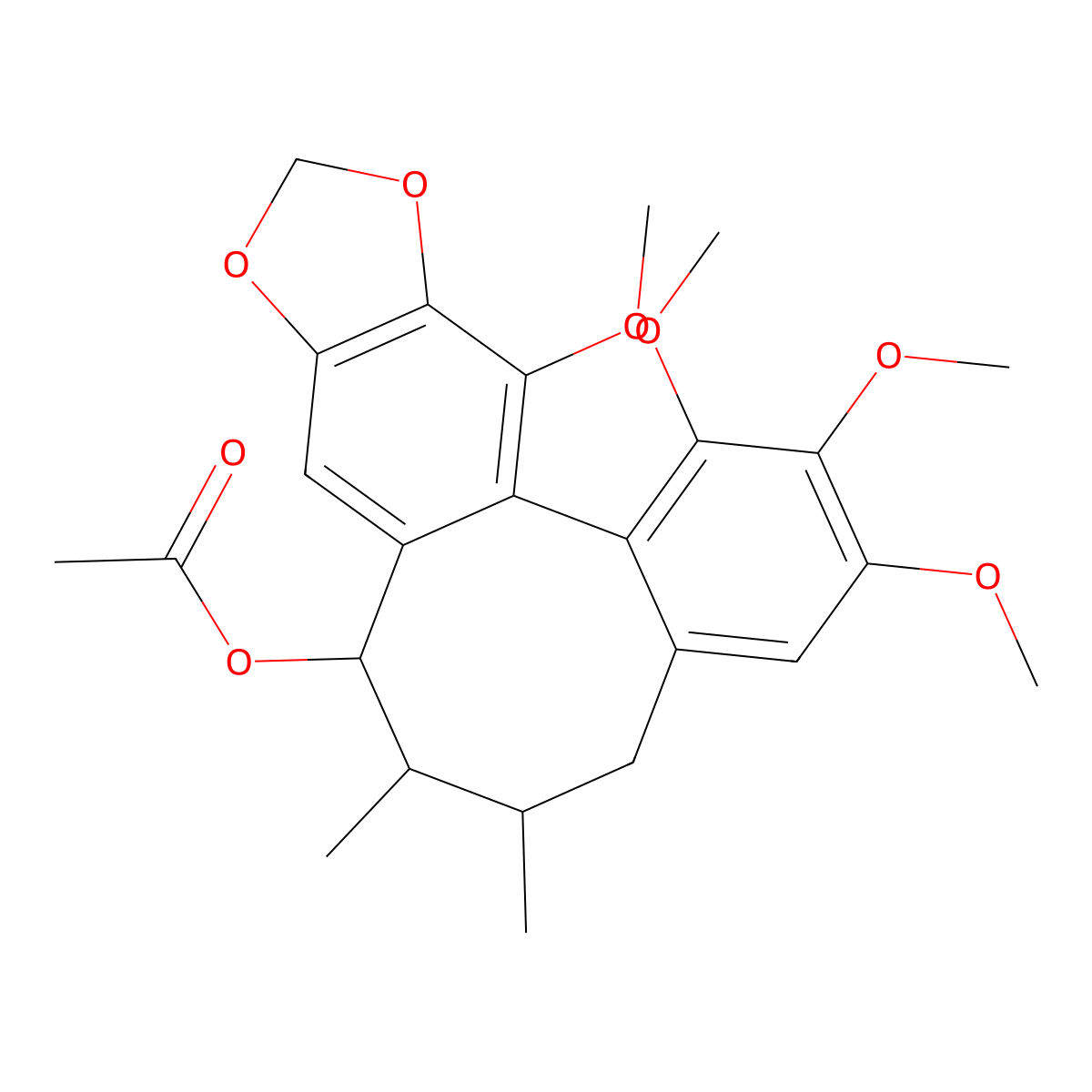 Kadsurin molecular structure, CAS 51670-40-7