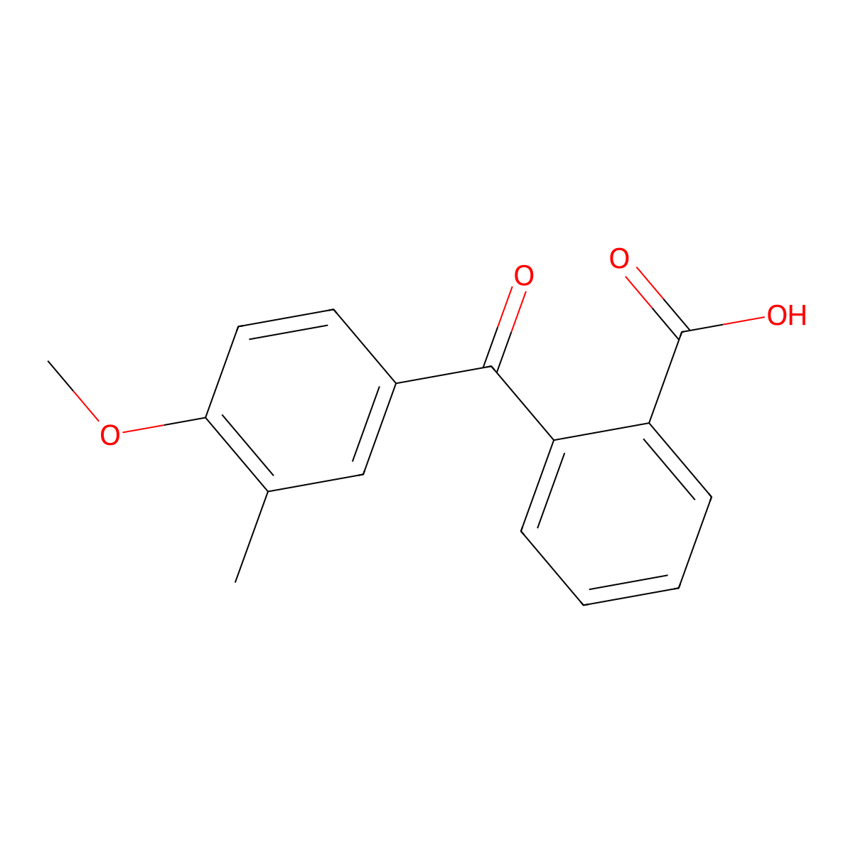 2-(4-Methoxy-3-methylbenzoyl)benzoic acid molecular structure, CAS 51671-71-7