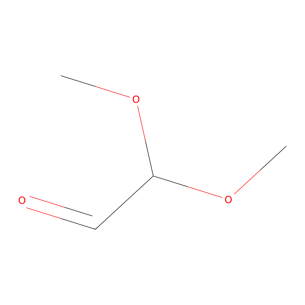Acetaldehyde, 2,2-dimethoxy- molecular structure, CAS 51673-84-8