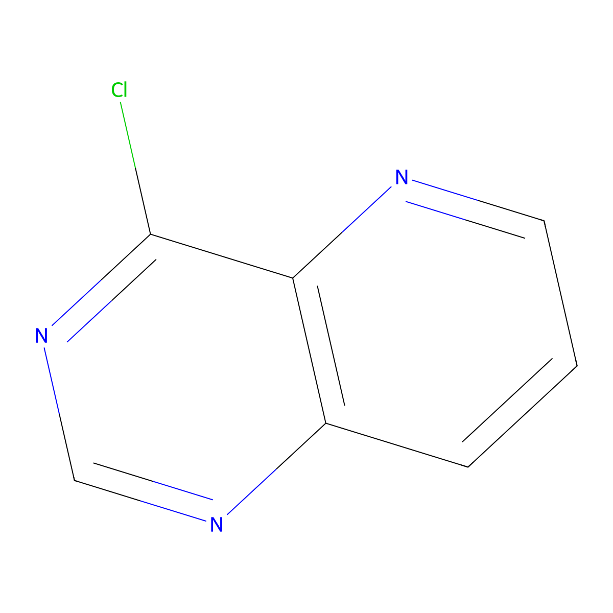 4-Chloropyrido(3,2-d)pyrimidine molecular structure, CAS 51674-77-2