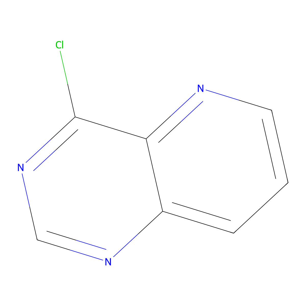 4-Chloropyrido(3,2-d)pyrimidine molecular structure, CAS 51674-77-2